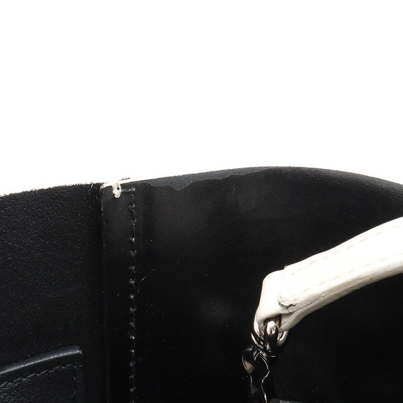 Balenciaga XXS White Leather Tote Black Everyday - Picture 8 of 9